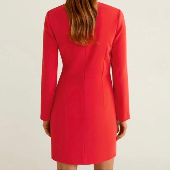 Mango Button wrap dress - Picture 3 of 5